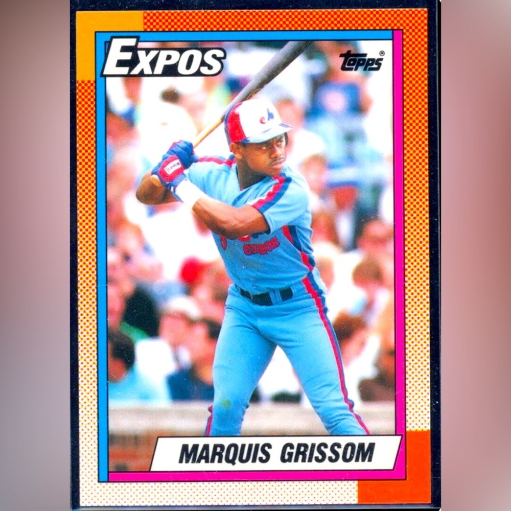 Marquis Grissom Topps Baseball Card